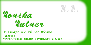 monika mulner business card